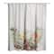 Steer with Flower Horns 71" x 74" Shower Curtain